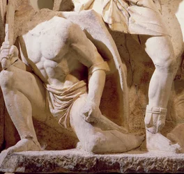 Escena de batalla, c.169 (detalle)